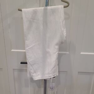 Melanie Lyne NWT White Linen Pants